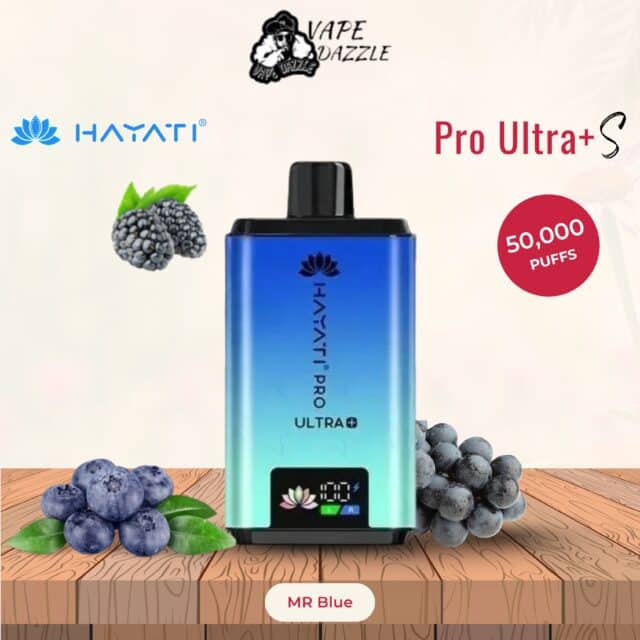 Hayati Pro Ultra+ S MR Blue 50000 Puffs