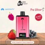 Hayati Pro Ultra+ S Straw' Grapefruit-Straw' Dragonfruit 50000 Puffs