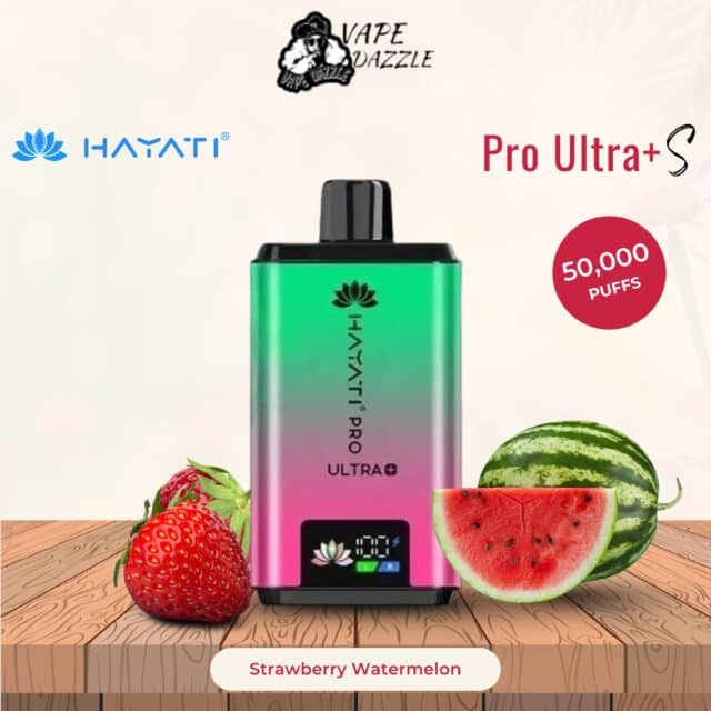 Hayati Pro Ultra+ S Strawberry Watermelon 50000 Puffs