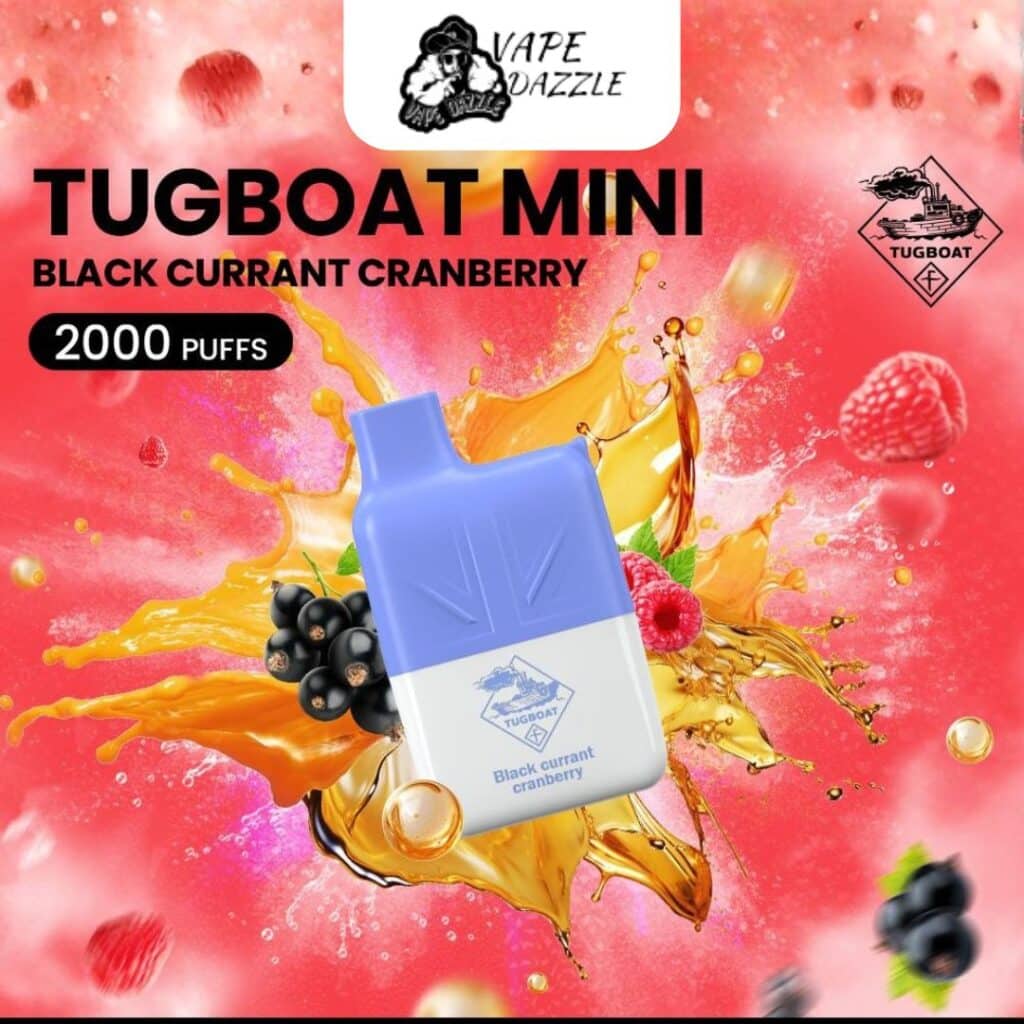 Tugboat Mini Black Currant Cranberry 2000 Puffs
