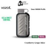 Vozol Gear Ice & Sweet Control Cranberry Grape Juice 50000 Puffs