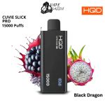 HQD Cuvie Slick Pro Black Dragon 15000 Puffs