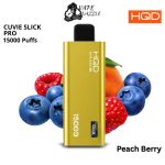 HQD Cuvie Slick Pro Peach Berry 15000 Puffs