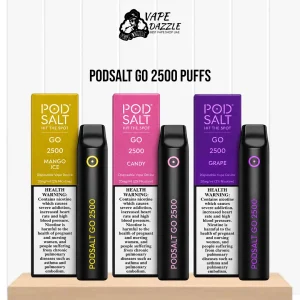 PodSalt Go 2500 Puffs Disposable Vape