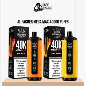 Al Fakher Mega Max 40000 Puffs Disposable Vape