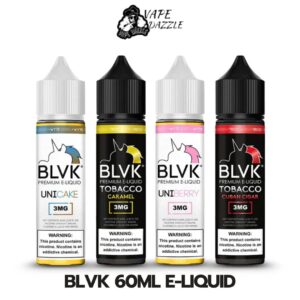 BLVK 60ML E-LIQUID 3mg Made in USA Available UAE