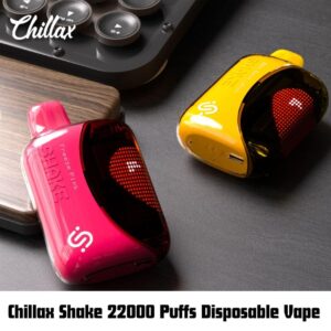 Chillax Shake 22000 Puffs 50MG Nicotine LED Indicator Disposable Vape