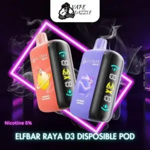 ElfBar Raya D3 25000 puffs 5% (50mg) Nicotine