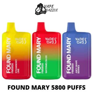 Vapes Bars Found Mary 5800 Puffs 20MG vape
