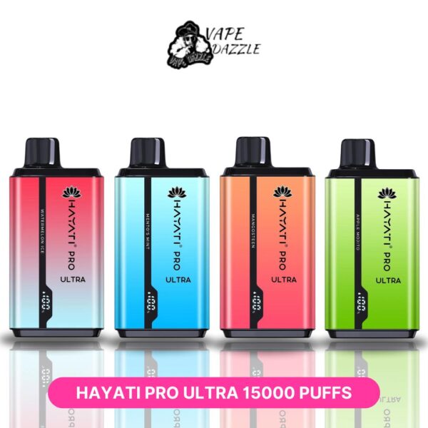 hayati pro ultra 15000 box of 10 price Hayati Pro Ultra 15000 wholesale in Europe Pack of 10 main image 0