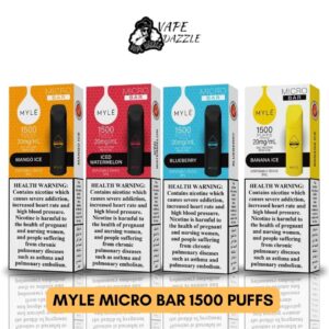 Myle Micro Bar 1500 Puffs 20 mg Nicotine