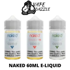 NAKED 60ML E-LIQUID UAE REGISTERED VAPING JUICE