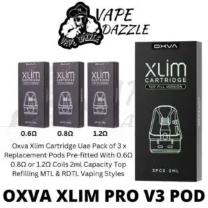Oxva Xlim Pro V3 Pod Top Filling Cartridge In Dubai UAE