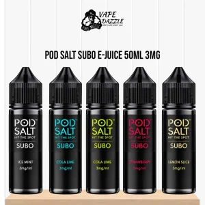 Pod Salt Subo 3mg 50ml E-Juice in Dubai
