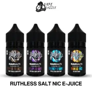 RUTHLESS SALT NIC E-JUICE 30ml Mixed Flavors DUBAI, UAE