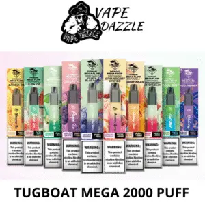 Tugboat Mega Disposable Vape flavors 4000 Puffs in Dubai UAE
