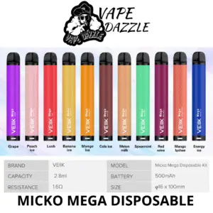 VEIIK Micko Mega Disposable 800 puffs