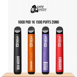 VGOD Pod 1k 1500 puffs 20mg Disposable Vape