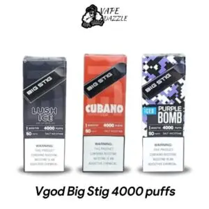 Vgod Big Stig 4000 Puffs disposable vape in UAE
