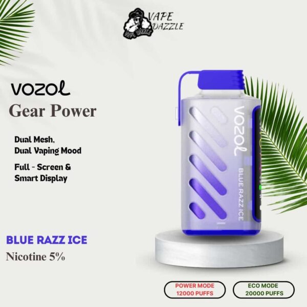 elfbar elfa master akku VOZOL Gear Power 20000 Blue Razz Ice