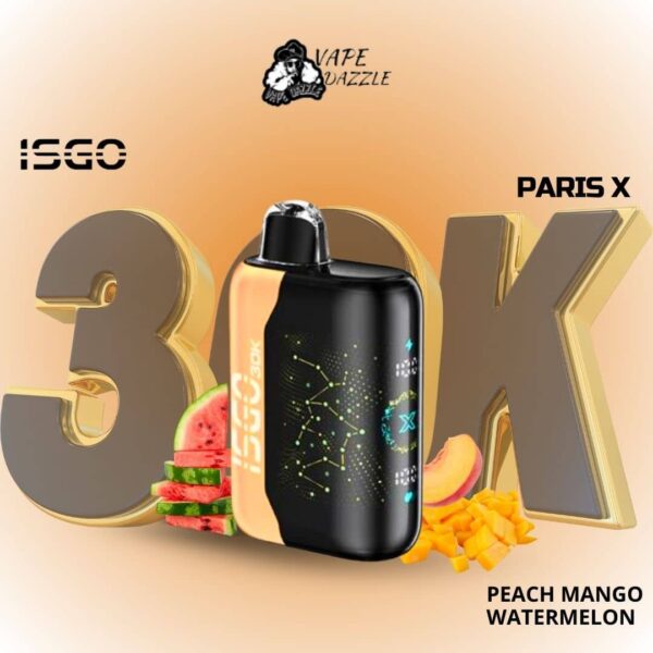 New ISGO Paris X 30000 Puffs Disposable vape - vapdazzle