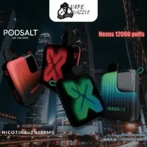 Podsalt Nexus 12000 Puffs Disposable vape in UAE