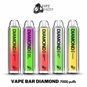 Vapes Bars Diamond 7000 puffs 2% Nicotine  in UAE
