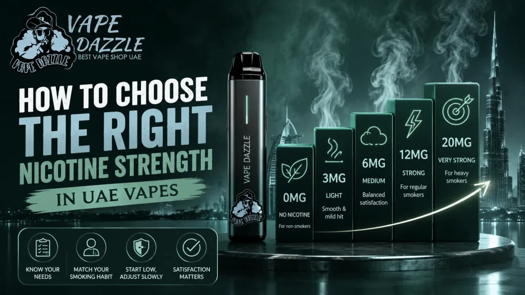 How to Choose the Right Nicotine Strength in UAE Vapes