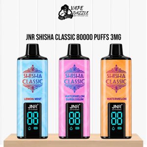 JNR Shisha Classic 80000 Puffs Disposable Vape 3MG