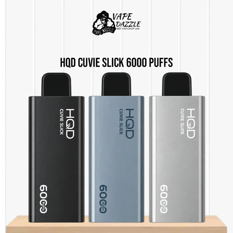 HQD Cuvie Slick 6000 Puffs 50mg Disposable Pod Device in UAE