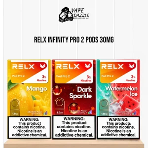 Relx Infinity Pro 2 Pods 30mg Prefilled Replacement Pods UAE