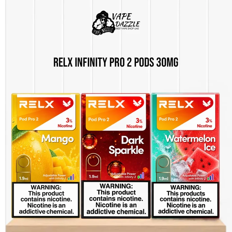 Relx Infinity Pro 2 Pods 30mg Prefilled Replacement Pods UAE