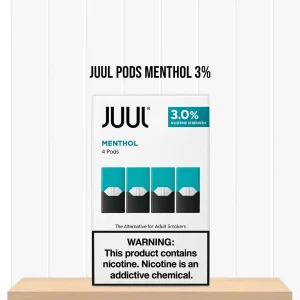 JUUL Pods Menthol 3% - 4pcs Pack | 30mg Nicotine Salt