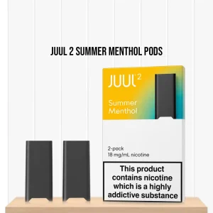 JUUL 2 Summer Menthol Pods 2pcs Pack | 18mg Salt Nicotine