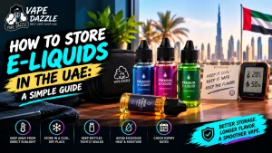 How to Store E-Liquids in the UAE