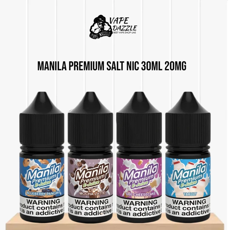Manila Premium Salt Nic 30ml 20mg Vape Juice in UAE