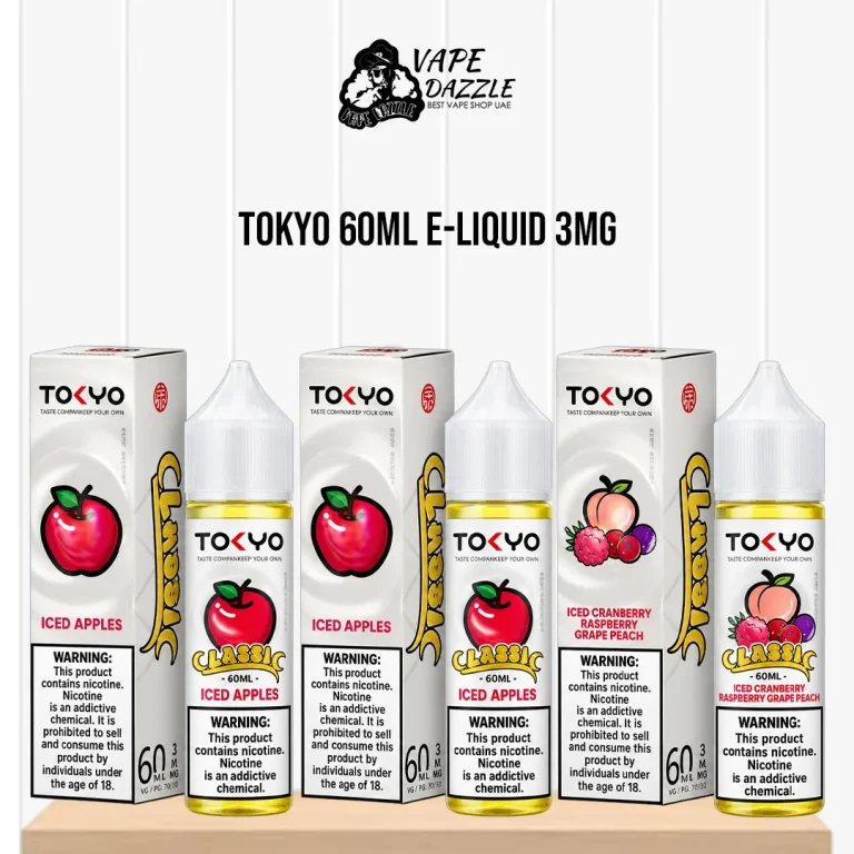Tokyo Classic Series 60ml 3mg E-Liquid Dubai